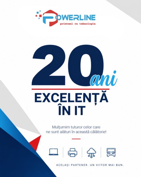 20 de ani de Powerline: 10% reducere pentru unitățile de învățământ
